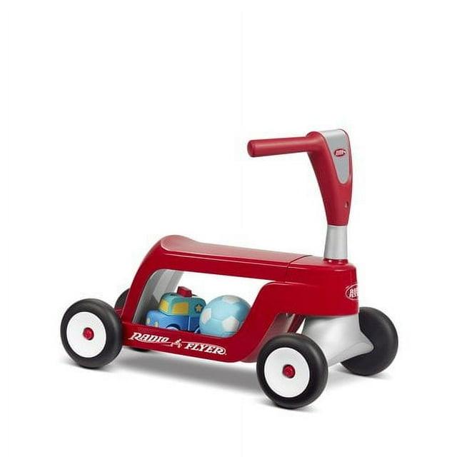 Radio Flyer Scoot 2 Scooter - Red: Steel & Plastic, Ages 1-4, 44.1 lbs Capacity