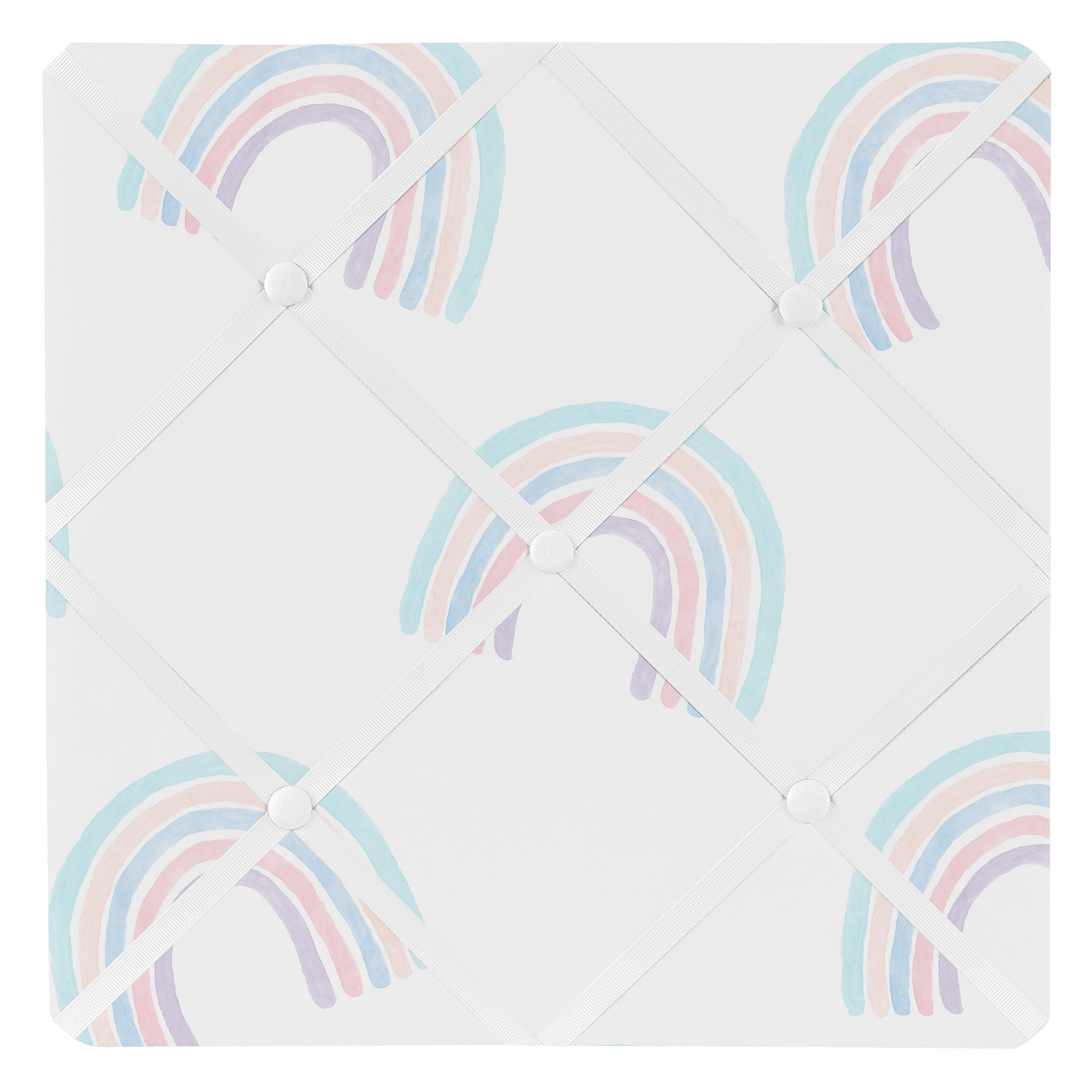 Sweet Jojo Designs Rainbow Multicolor Photo Memo Board