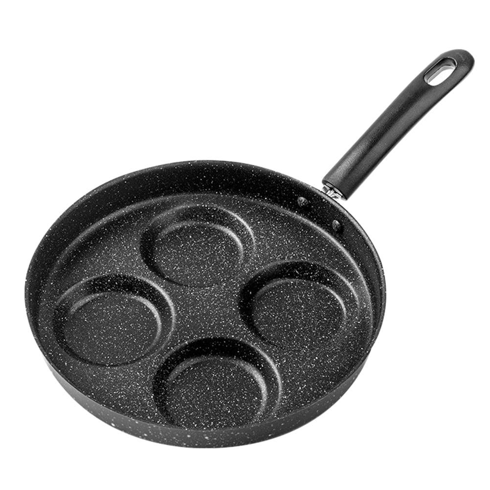 Egg Pan,Breakfast Frying Pan,4 Cup Egg Pans Nonstick,Nonstick Granite Omelette Skillet,Pancake Pan and Egg Cooker and Grill Pan,Suitable for Gas and Induction Cooktops