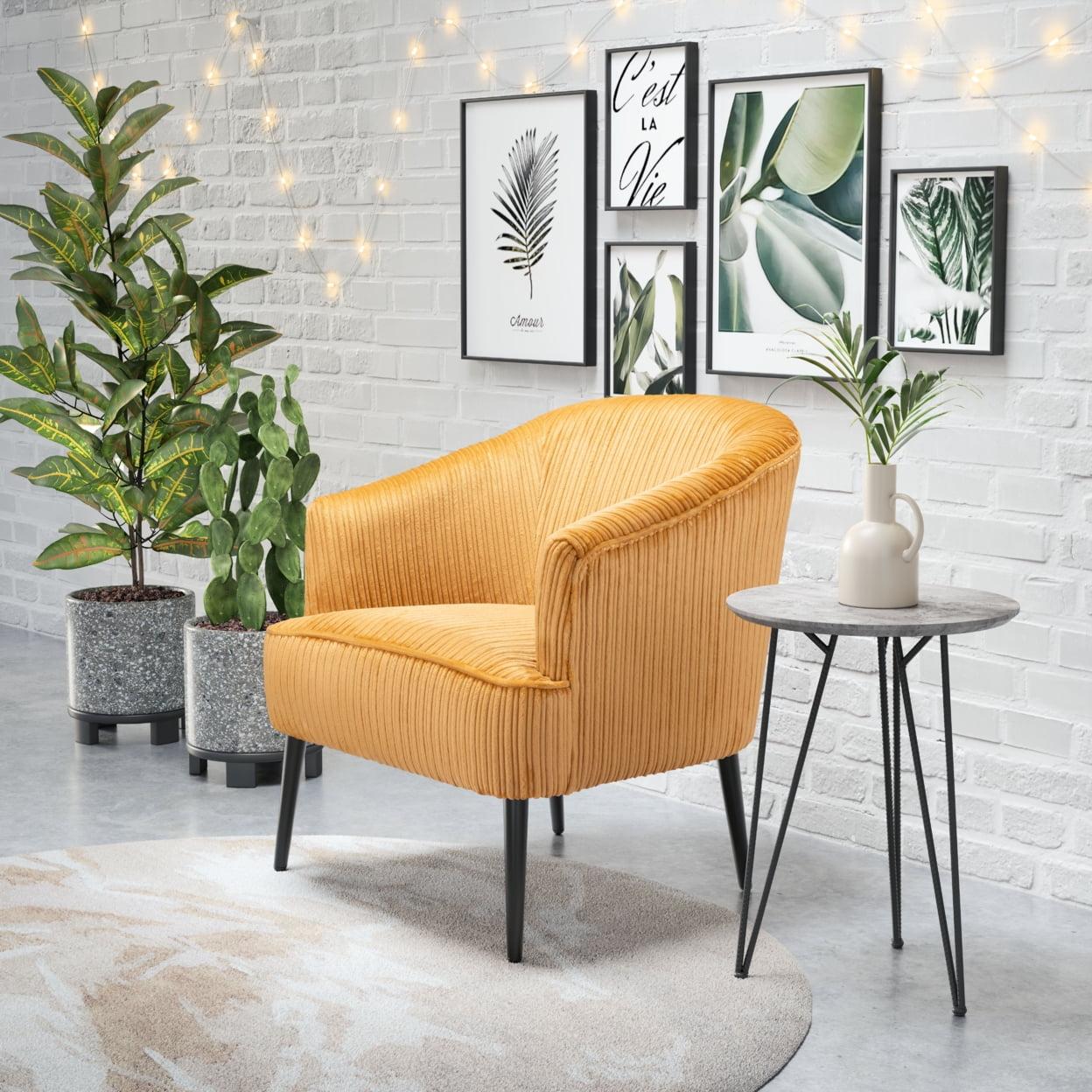 ZUO Ranier Accent Chair Yellow