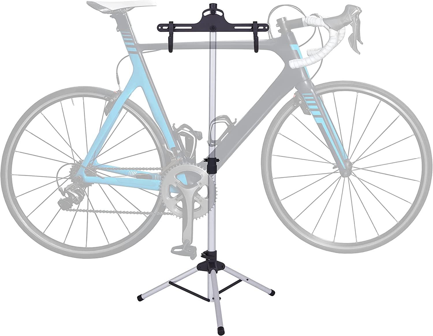 RaxGo Adjustable Bike Rack, Freestanding Garage Storage Vertical Stand