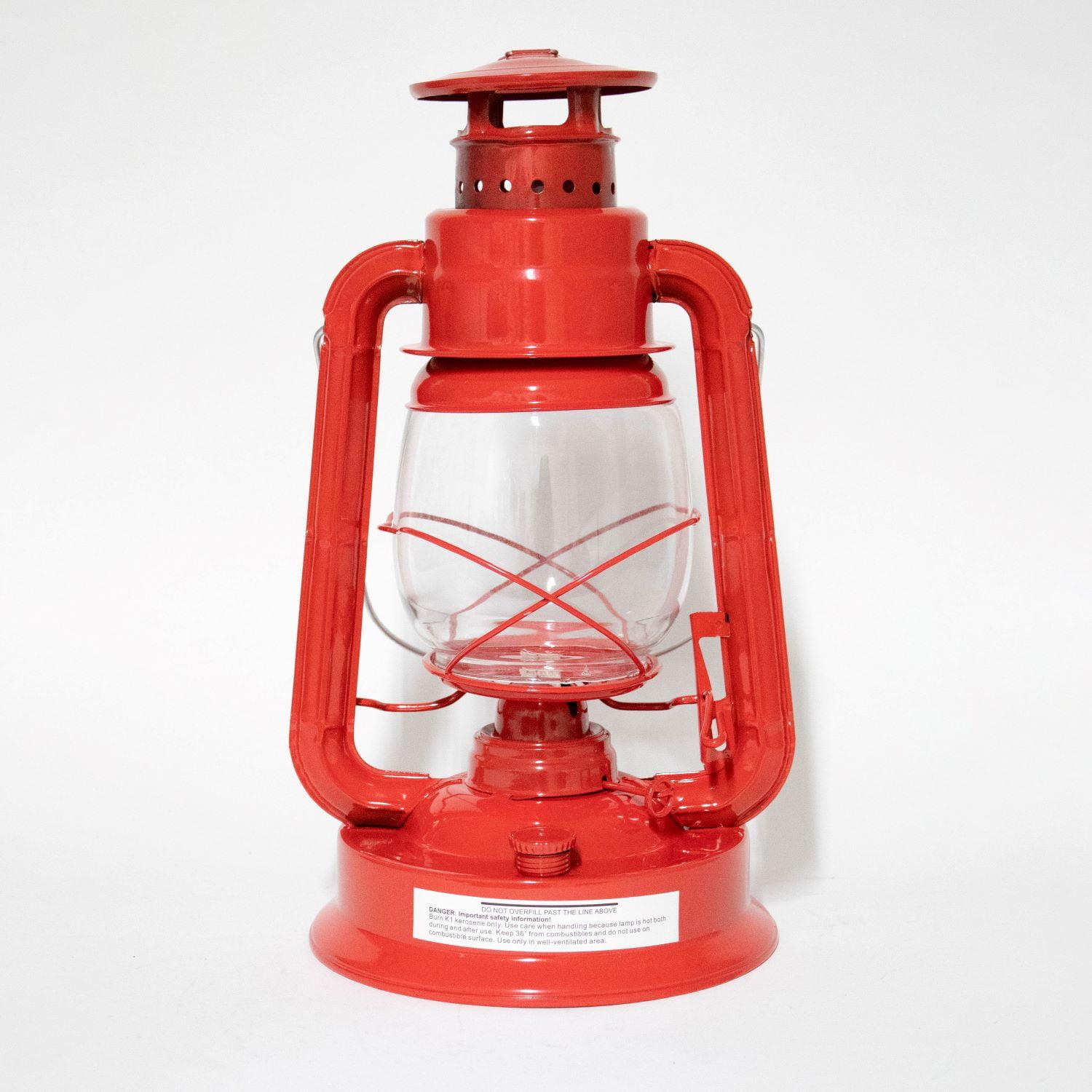 Rayo Redi-Light Kerosene Lantern Hurricane Outdoor Lamp 14 inch Ruby Red