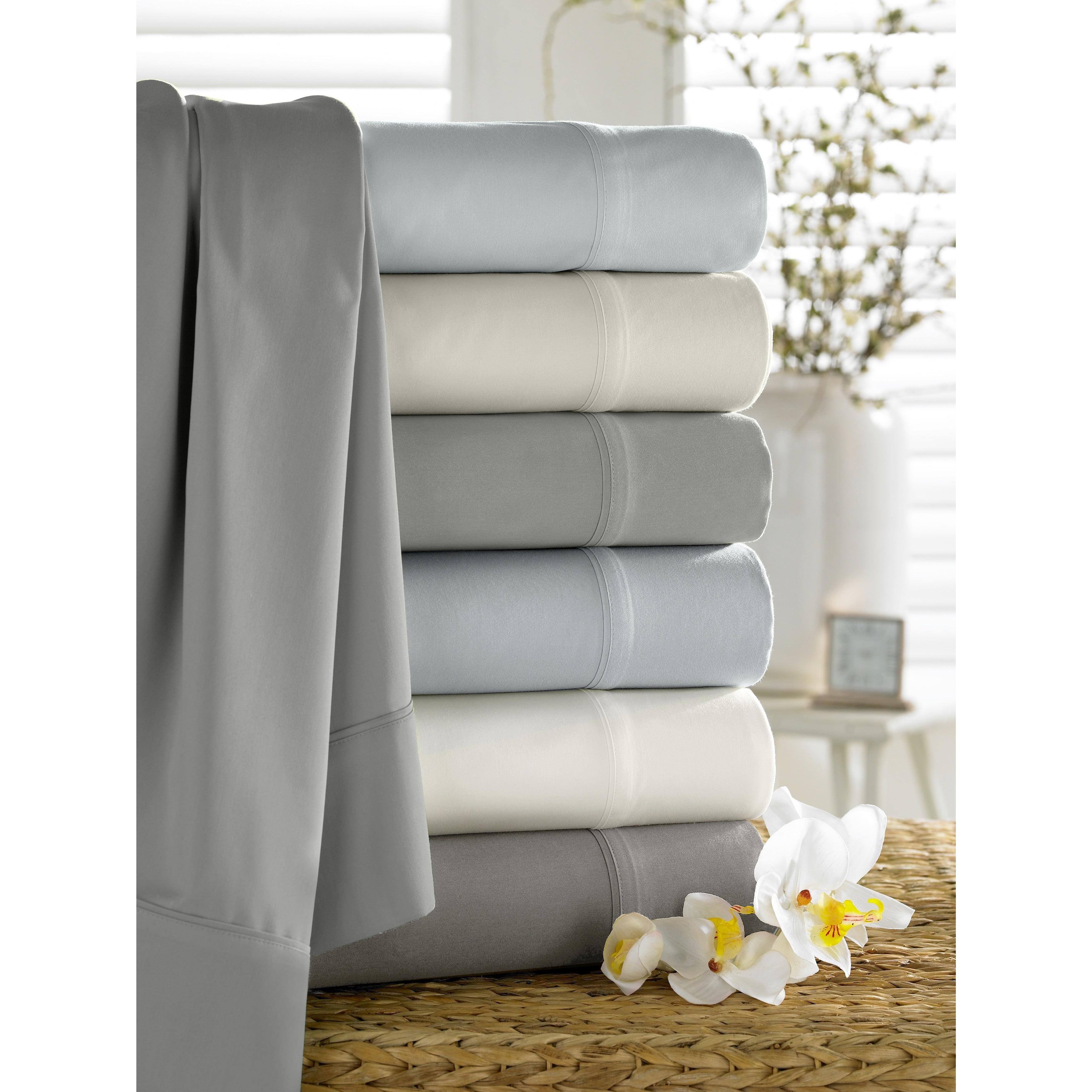 Gray Organic Cotton Standard Pillowcase Set