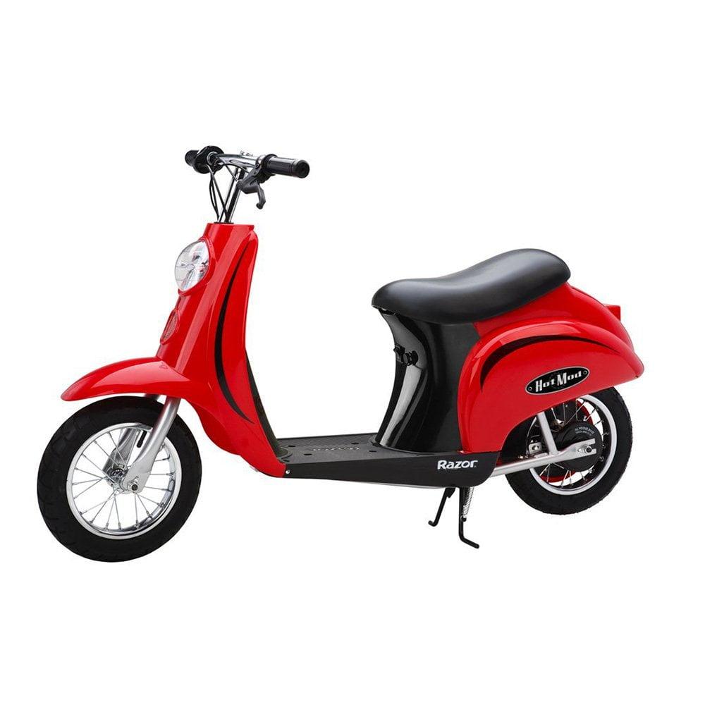 Razor Pocket Mod Miniature Euro Electric Kids Ride On Retro Scooter