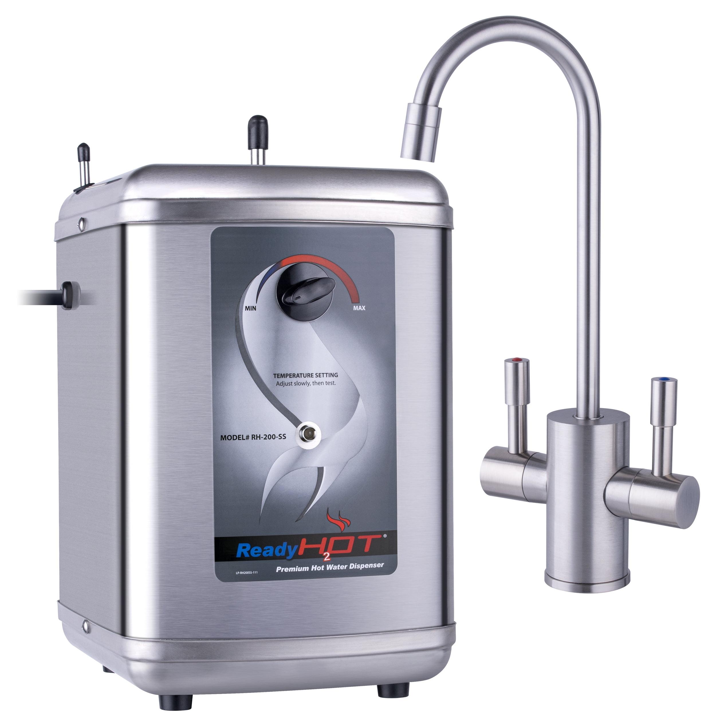 Dual Lever Kitchen Faucet with 1300W Hot Water Dispenser