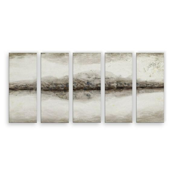 Ready2HangArt 'Abstract Neutral CXLIII-II' 5-Piece Wrapped Canvas Wall Art Set by ChiChi Décor