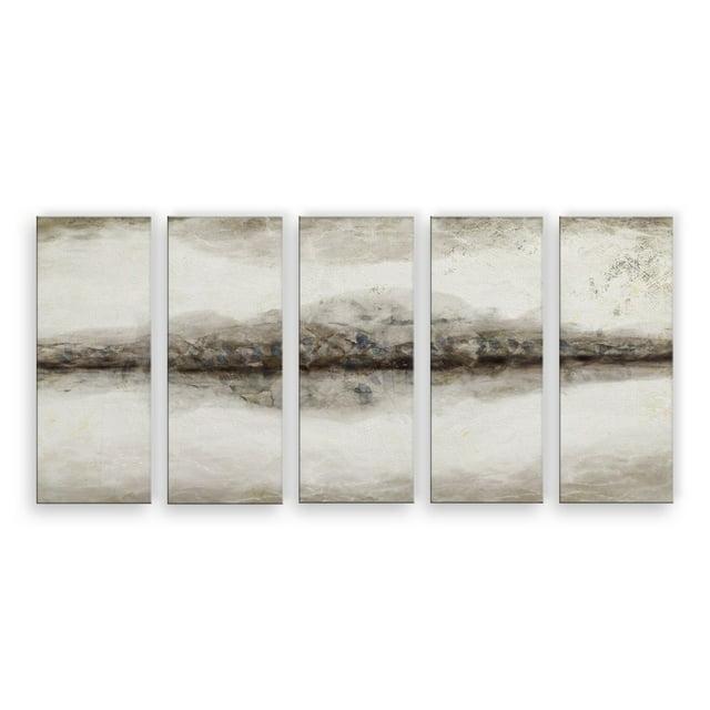 Ready2HangArt 'Abstract Neutral CXLIII-II' 5-Piece Wrapped Canvas Wall Art Set by ChiChi Décor