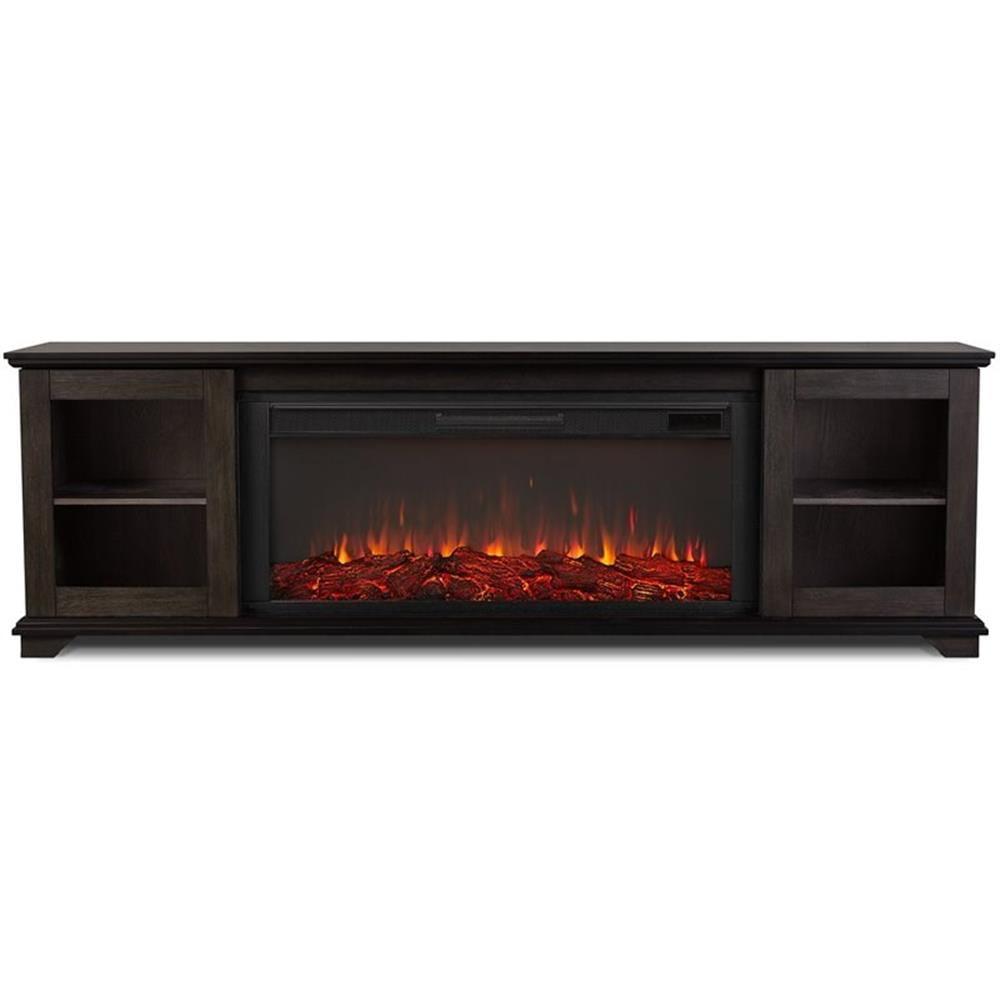 Real Flame Benjamin 81" Landscape TV Stand with Electric Fireplace by Real Flame