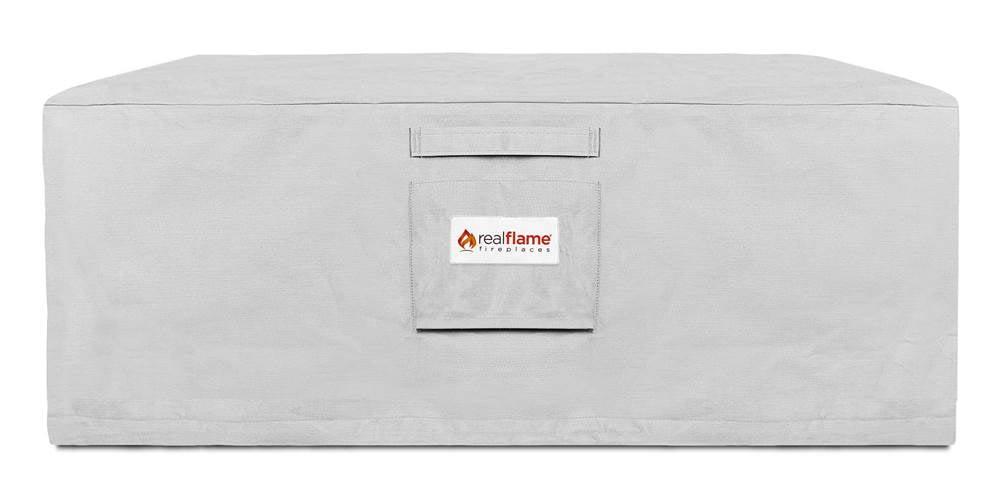 Sedona Square Protective Cover - Real Flame: UV & Water-Resistant, Drawstring Fastener, 40"x40"x17"