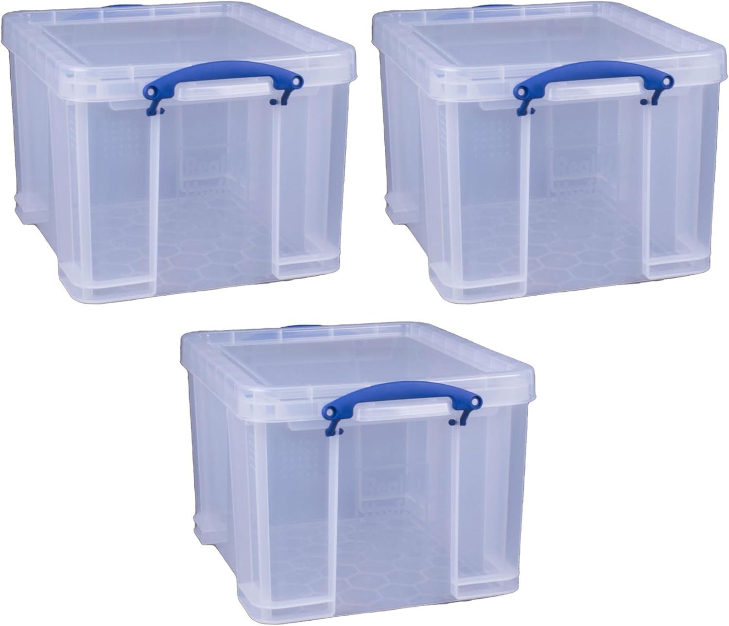 Really Useful Box 32 Liter Storage Container w/Snap Lock Handles