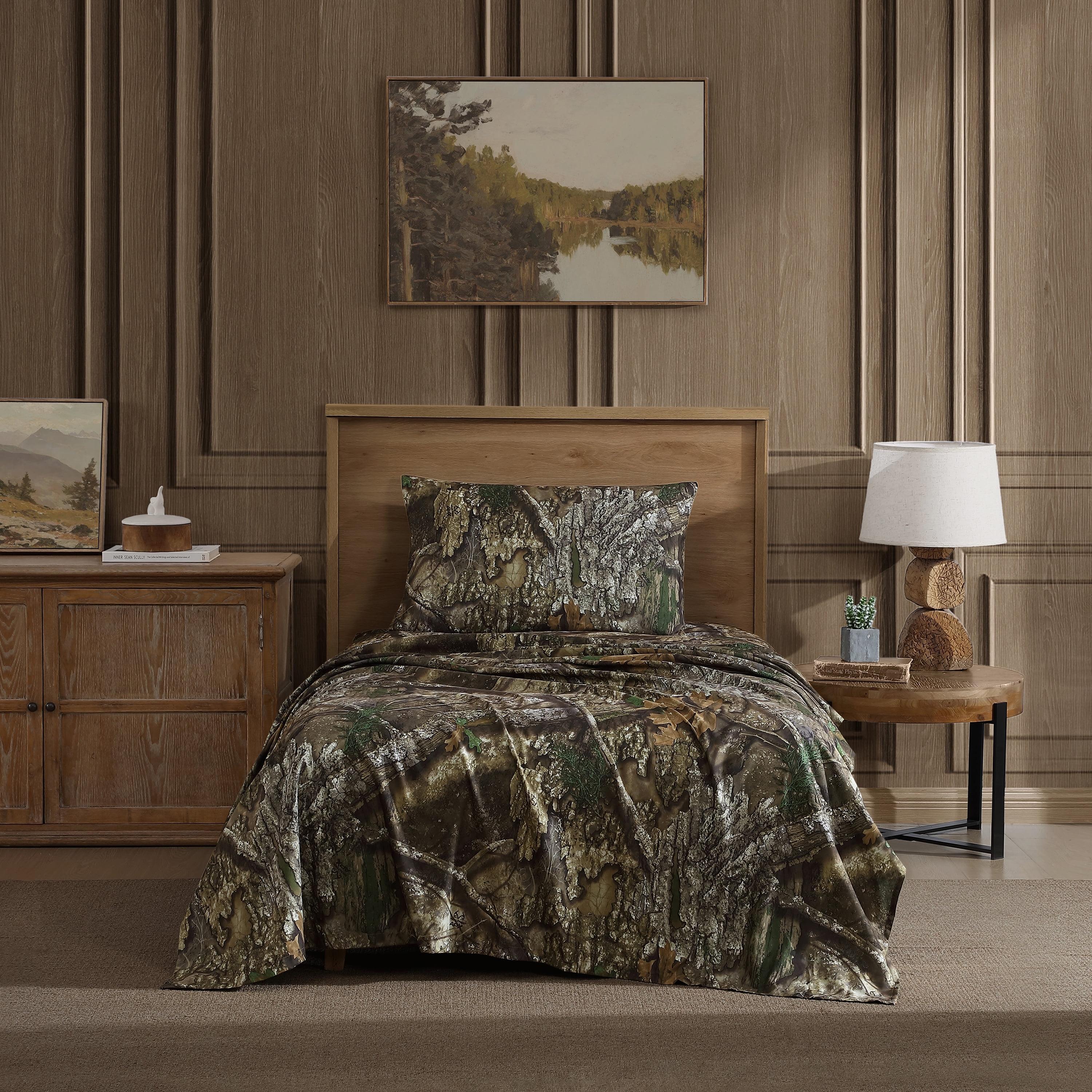 Realtree APX Twin Camo Microfiber Sheet Set