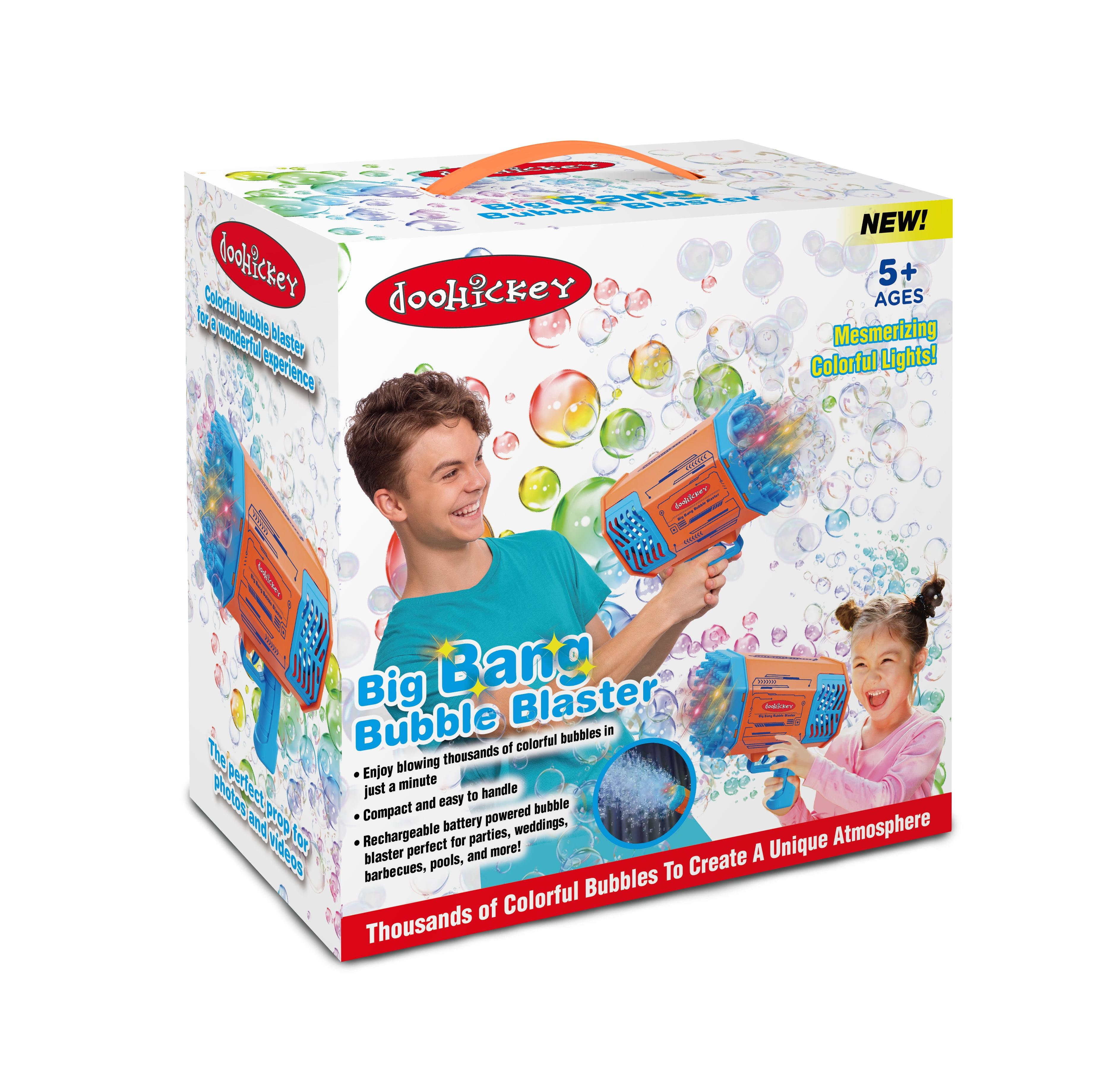 Rechargeable Big Bang Bubble Blaster