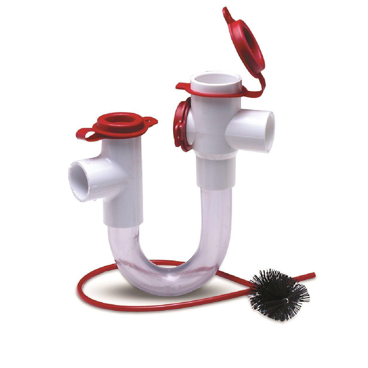White and Red 3/4-Inch Condensate EZ Trap Kit