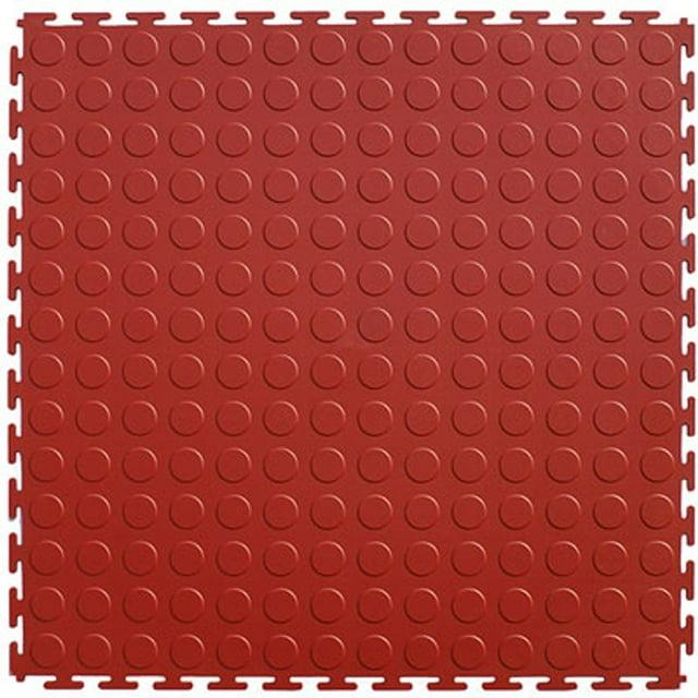 Red Coin Top 20.5-in x 0.25-in Interlocking Tiles (Case 8)