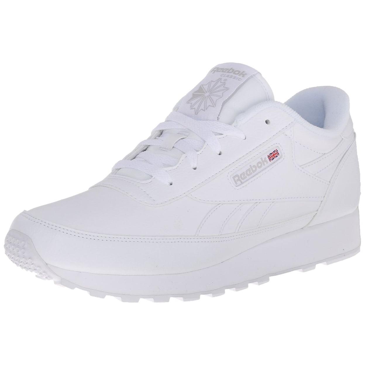 Reebok Classic Renaissance Sneakers Women White Steel Leather 100071993 D Width