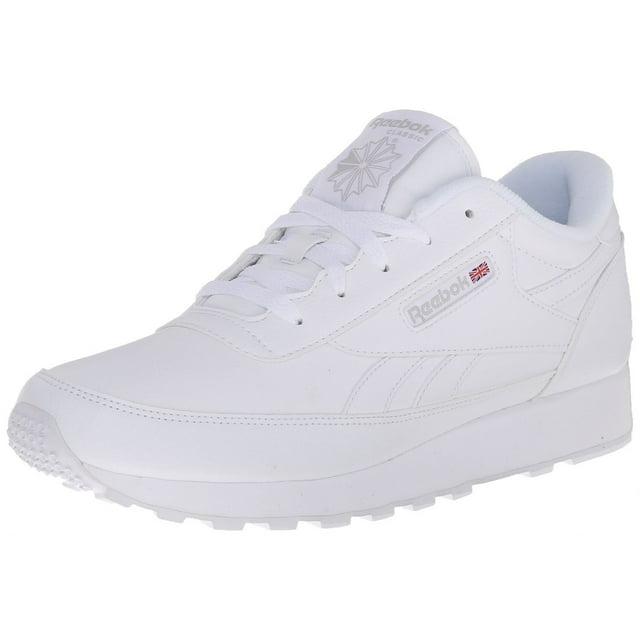 Reebok Classic Renaissance Sneakers Women White Steel Leather 100071993 D Width