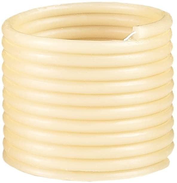 Eco-friendly 60-Hour Beige Beeswax Coil Candle Refill