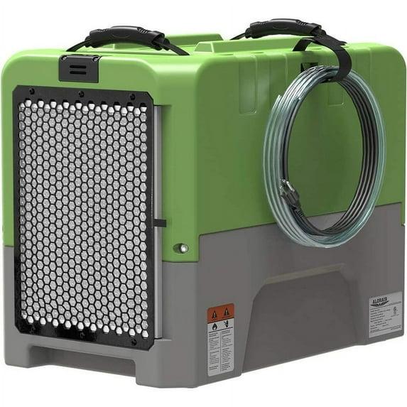 Refine Air Treatment ALORAIR 180 PPD Commercial Dehumidifier with Pump Drain Hose for Basement Warehouse & Job Sites Green