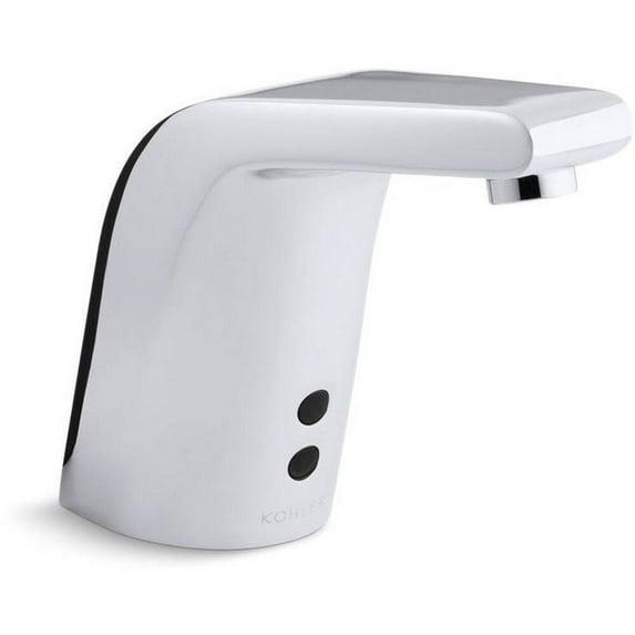 Sculpted Single-Hole Touchless Ac-Powered Commercial Bathroom Sink Faucet with Insight Technology and 5-3/4" Spout