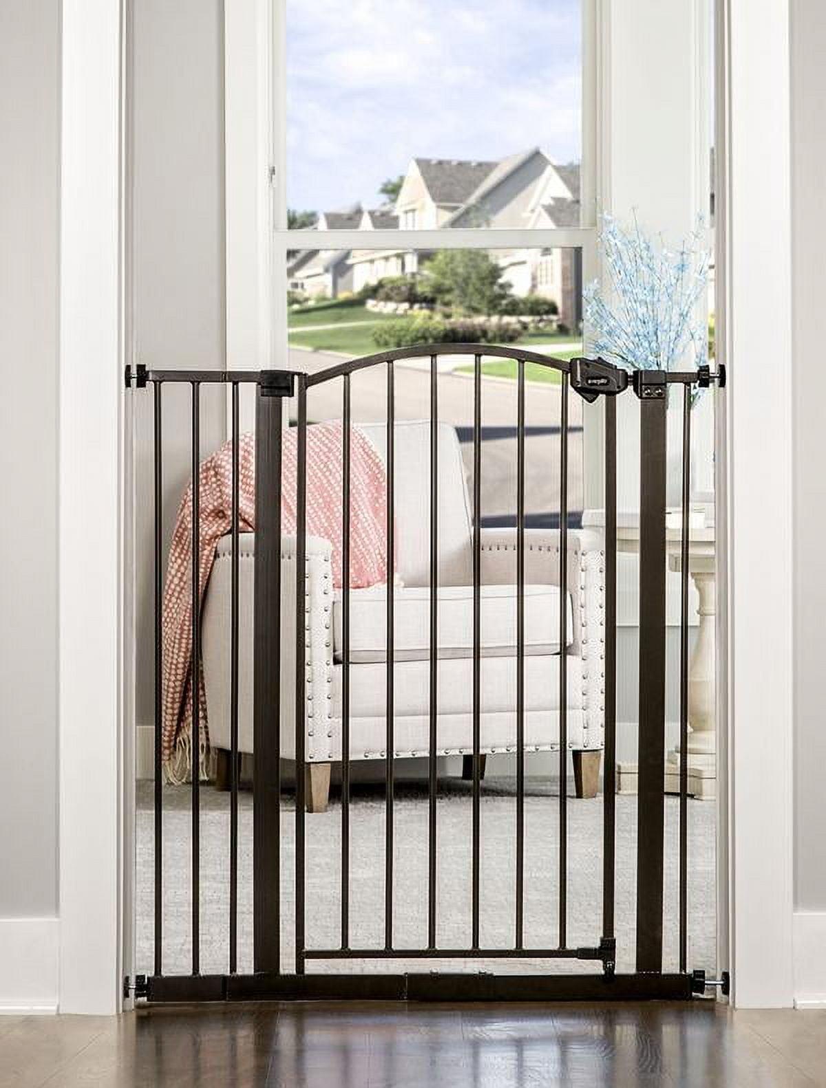 Bronze Extra Tall Metal Swinging Baby Gate