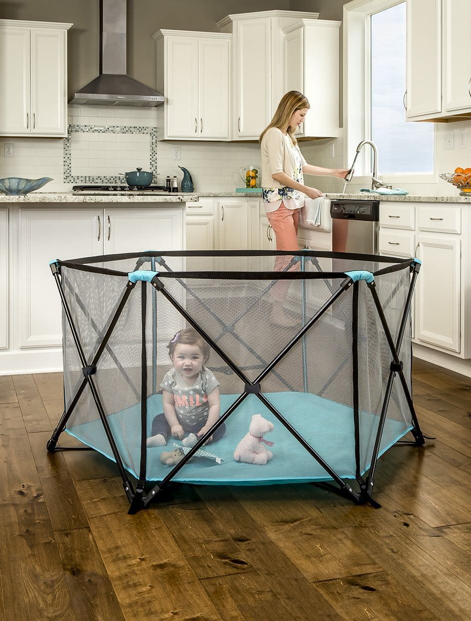 My 6 Panel Portable 48" x 48" Indoor/Outdoor Steel Pop-Up Play Tent