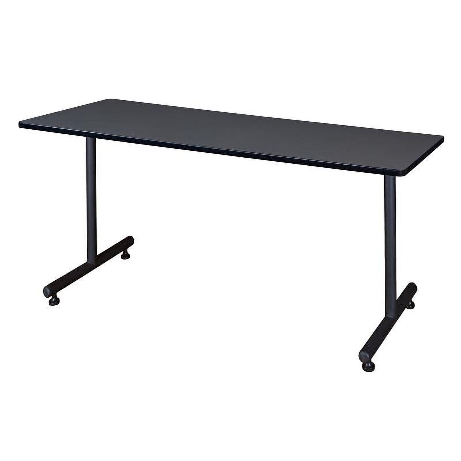 Elegant Grey Melamine 72" x 30" Classroom Training Table