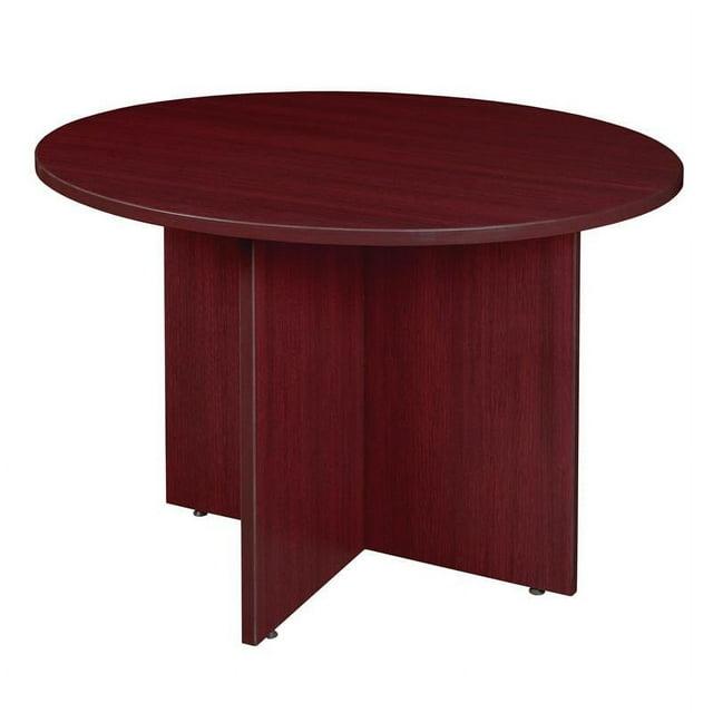 42 In. Round Conference Table - Mahogany