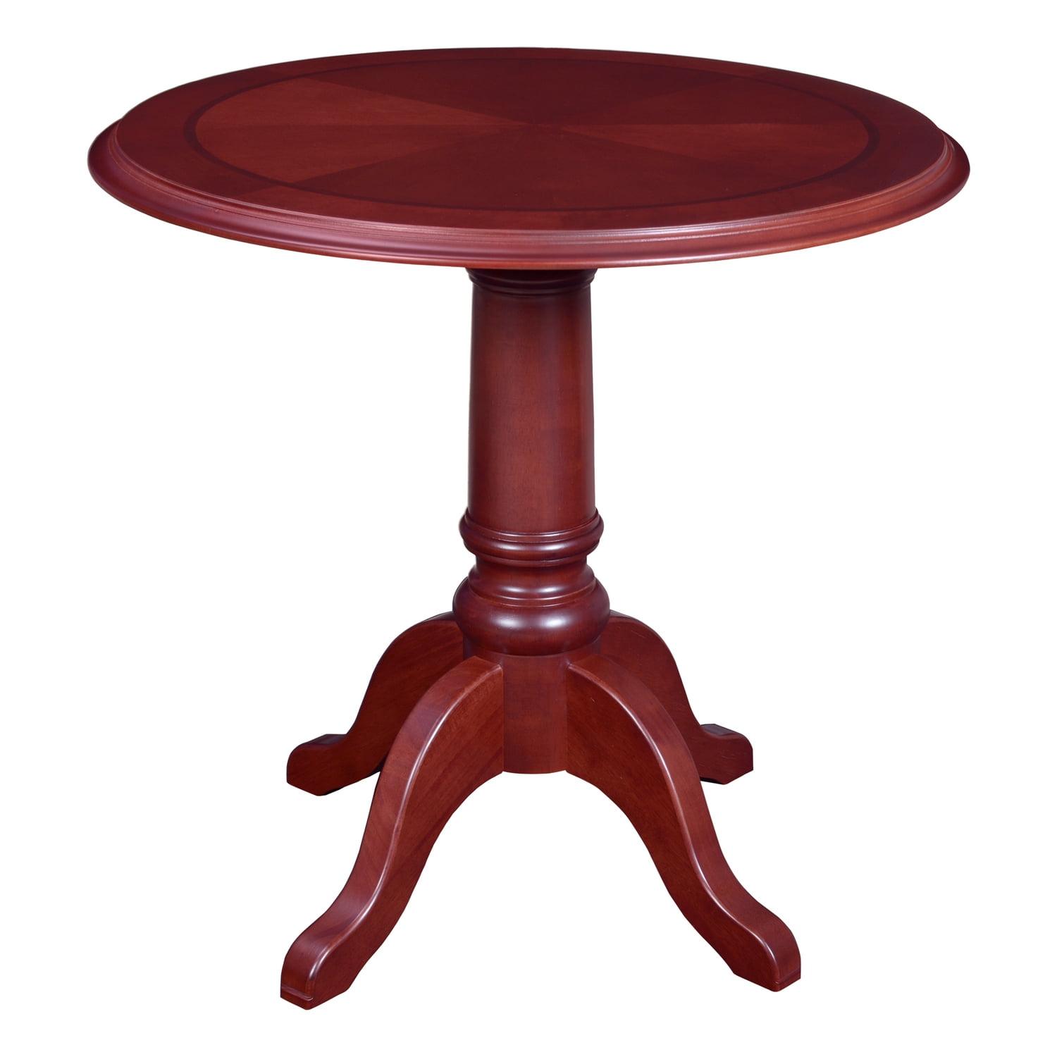30" Prestige Anne Dining Table Mahogany - Regency: Queen Anne Style, Wood Veneer, 4 Seats