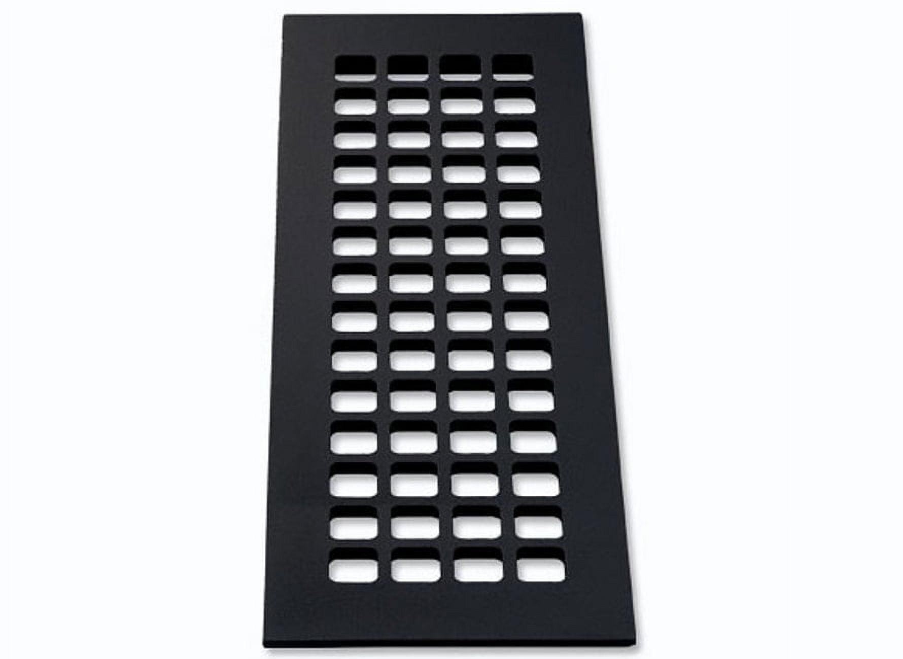 Reggio Registers G616-Anh Grid Series 4" X 14" Floor Grille - Black