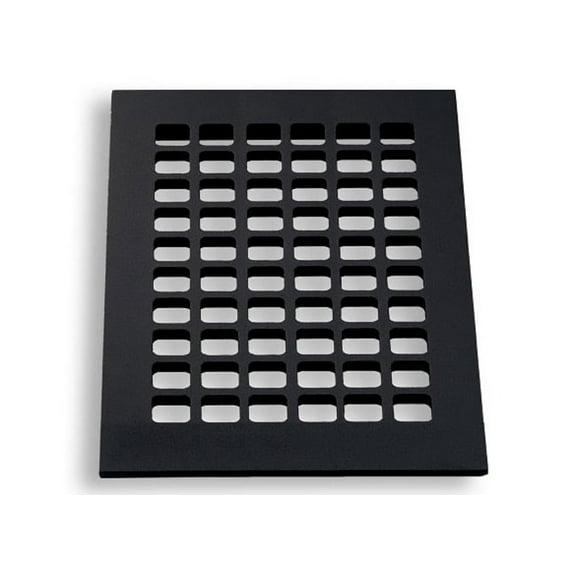 Reggio Registers G812-Ah Grid Series 6" X 10" Grille - Black