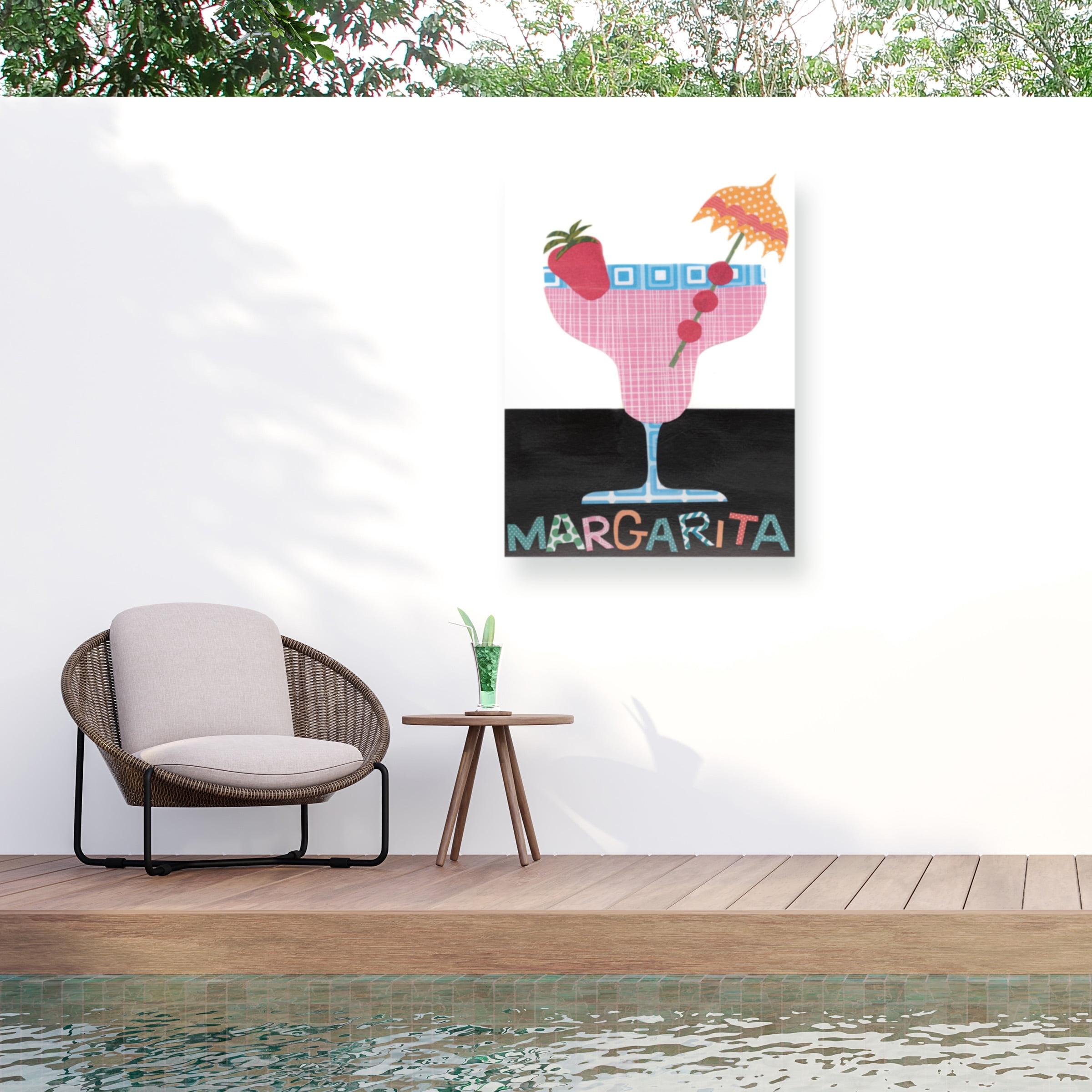 Regina Moore 'Mix Me A Drink IV' Outdoor Canvas 19x14