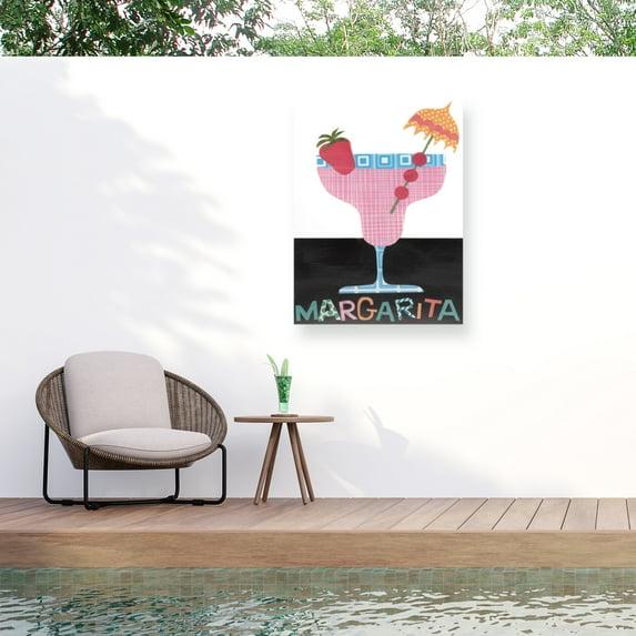 Regina Moore 'Mix Me A Drink IV' Outdoor Canvas 19x14