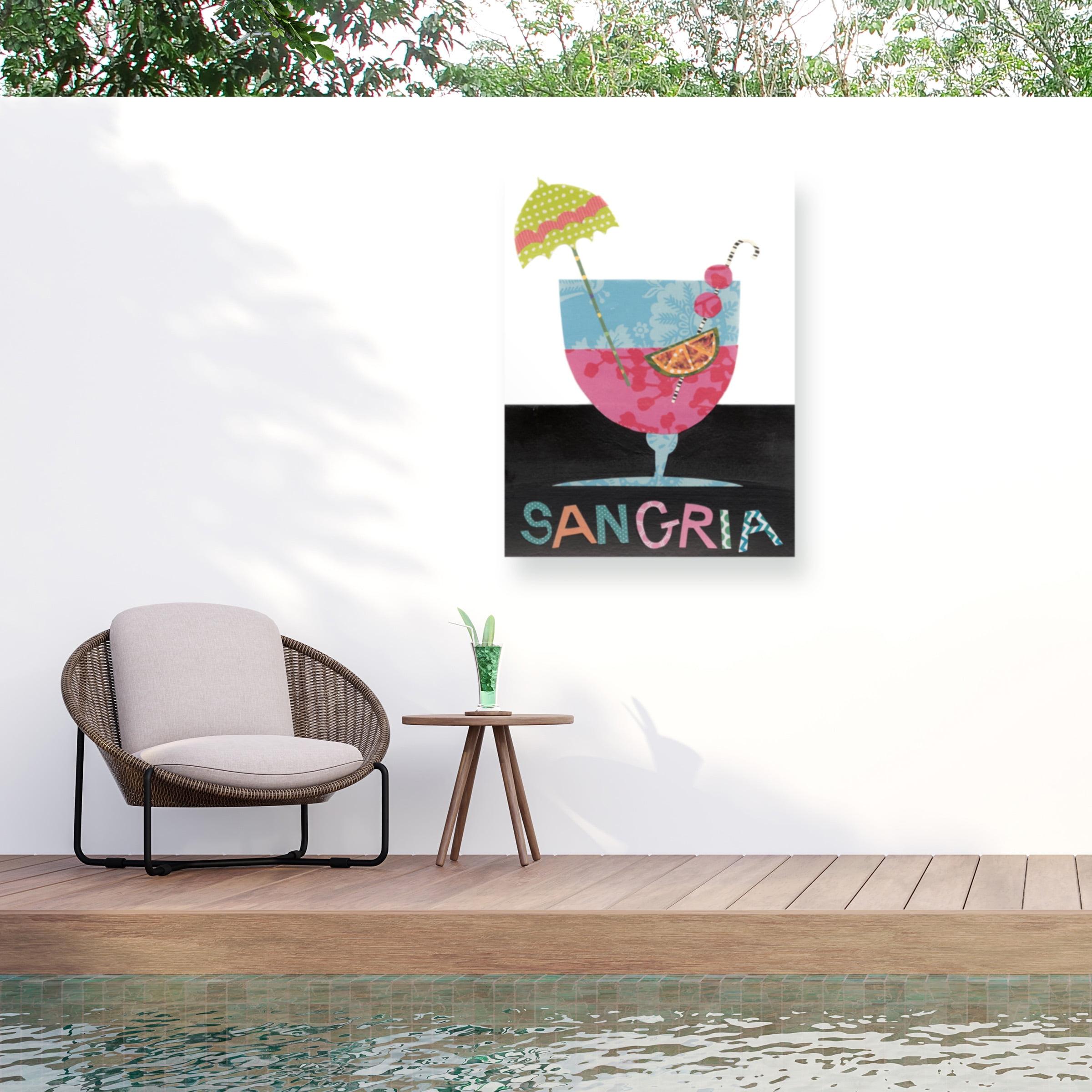 Regina Moore 'Mix Me A Drink V' Outdoor Canvas 19x14