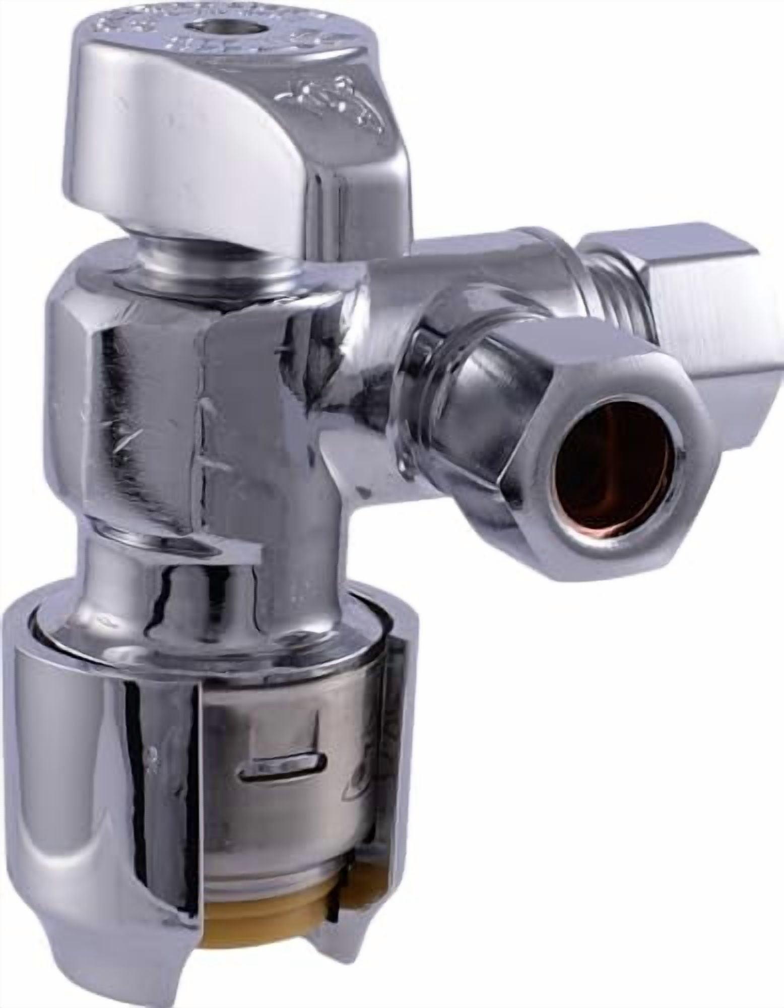SHARKBITE 1/2x3/8x3/8 Angle Valve UR25558