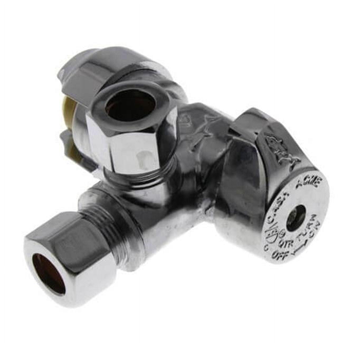 SHARKBITE 1/2x3/8x3/8 Angle Valve UR25558