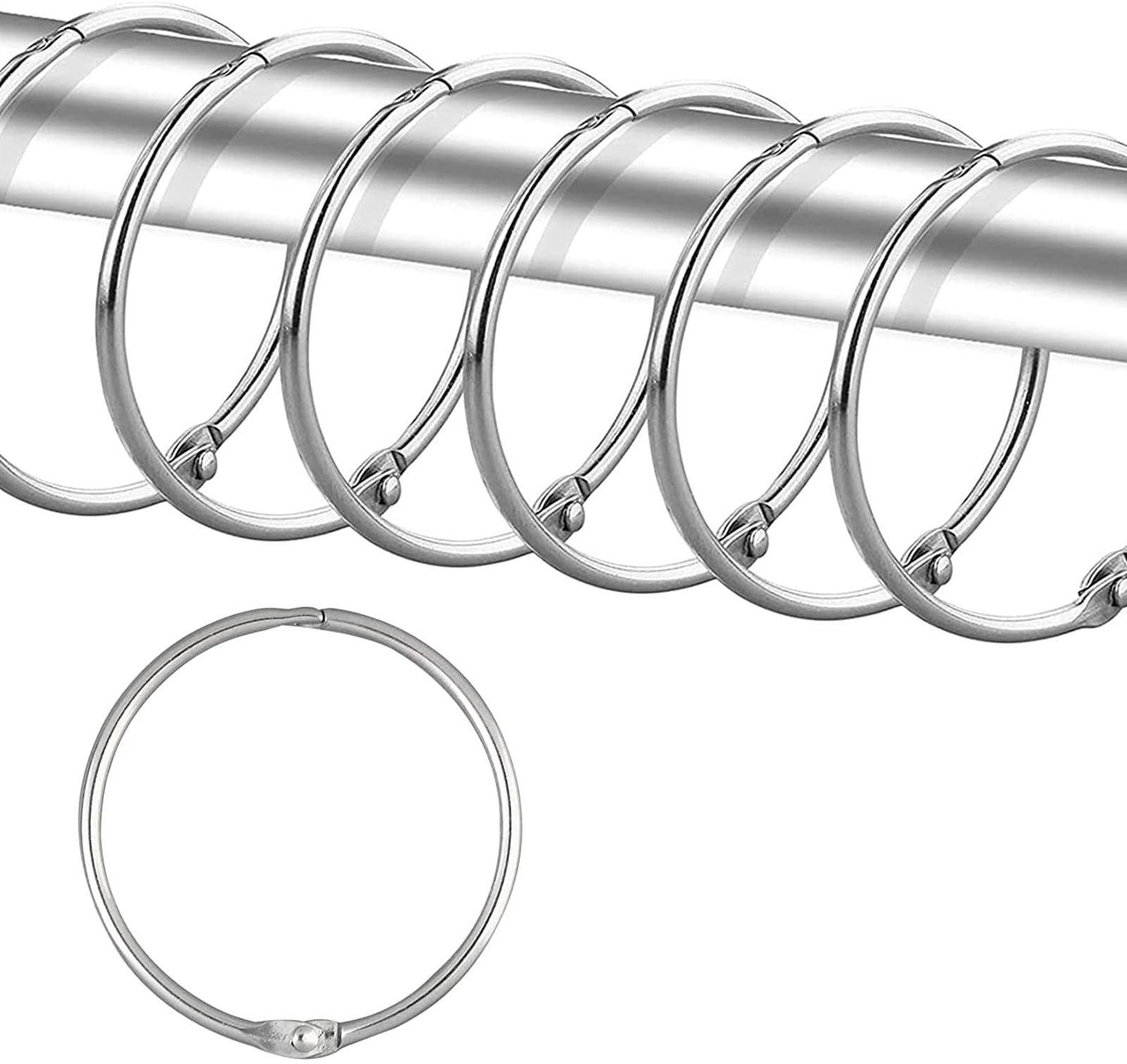 Relocy Curtain Rings Tools on Sale and Clearance! 24X Hook Ring 5.85*3.51*0.78In, Household Hooks Weight: 0.5Lb