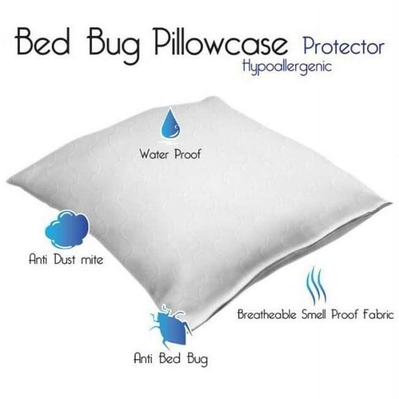 Remedy Remedy Waterproof Pillow Protector – Hypoallergenic Cotton Pillowcase with Zipper to Help Prevent Bed Bugs and Dust Mites