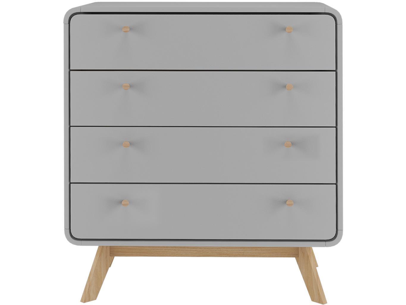 Ren Home Leva Scandinavian 4 Drawer Dresser