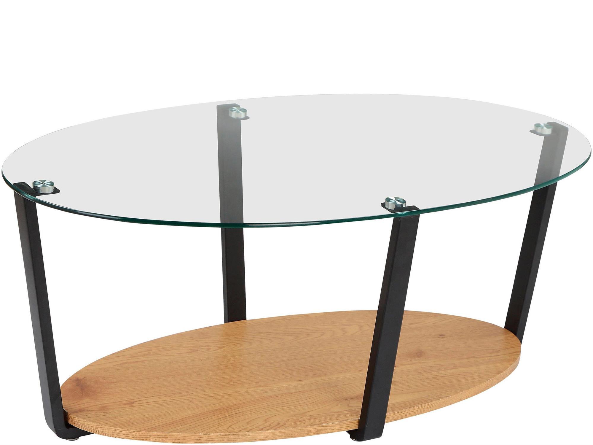 Ren Home Nessa Glass Top Coffee Table