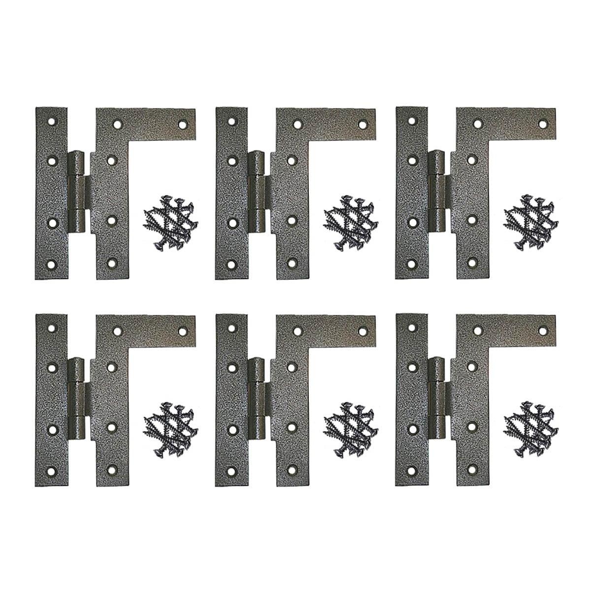 The Renovators Supply Inc. 4.5" H x 3.75" W Offset Pair Door Hinges (Set of 6)