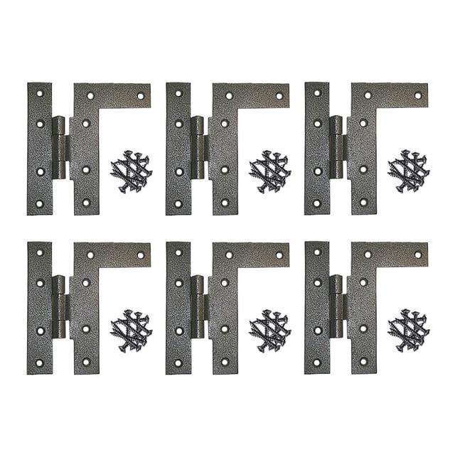 The Renovators Supply Inc. 4.5" H x 3.75" W Offset Pair Door Hinges (Set of 6)