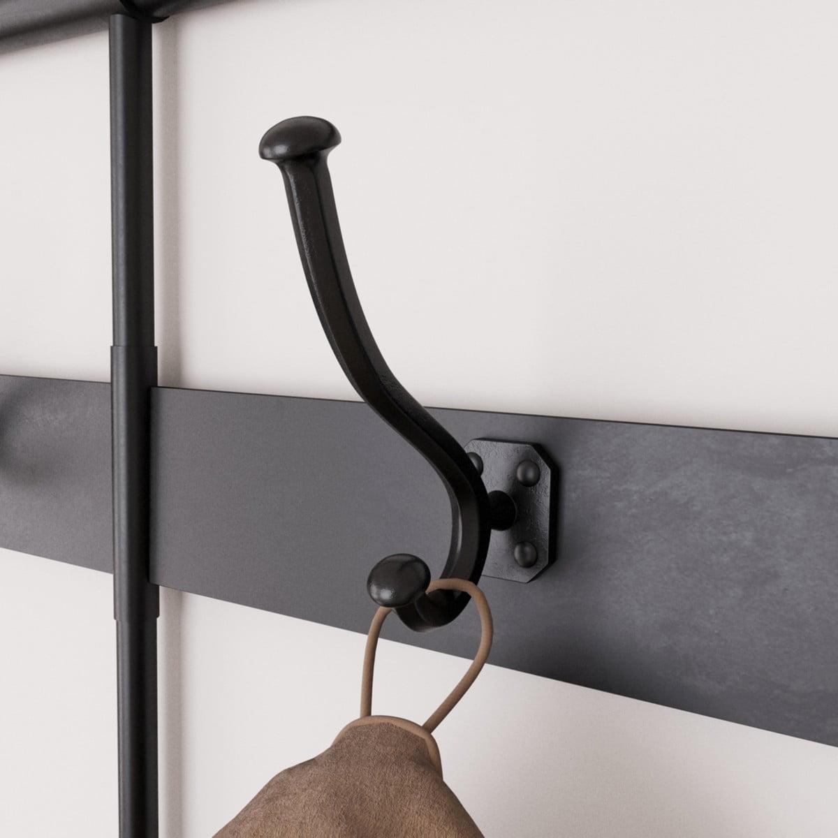 Double Wall Mount Hooks 5" Jacket Hanger
