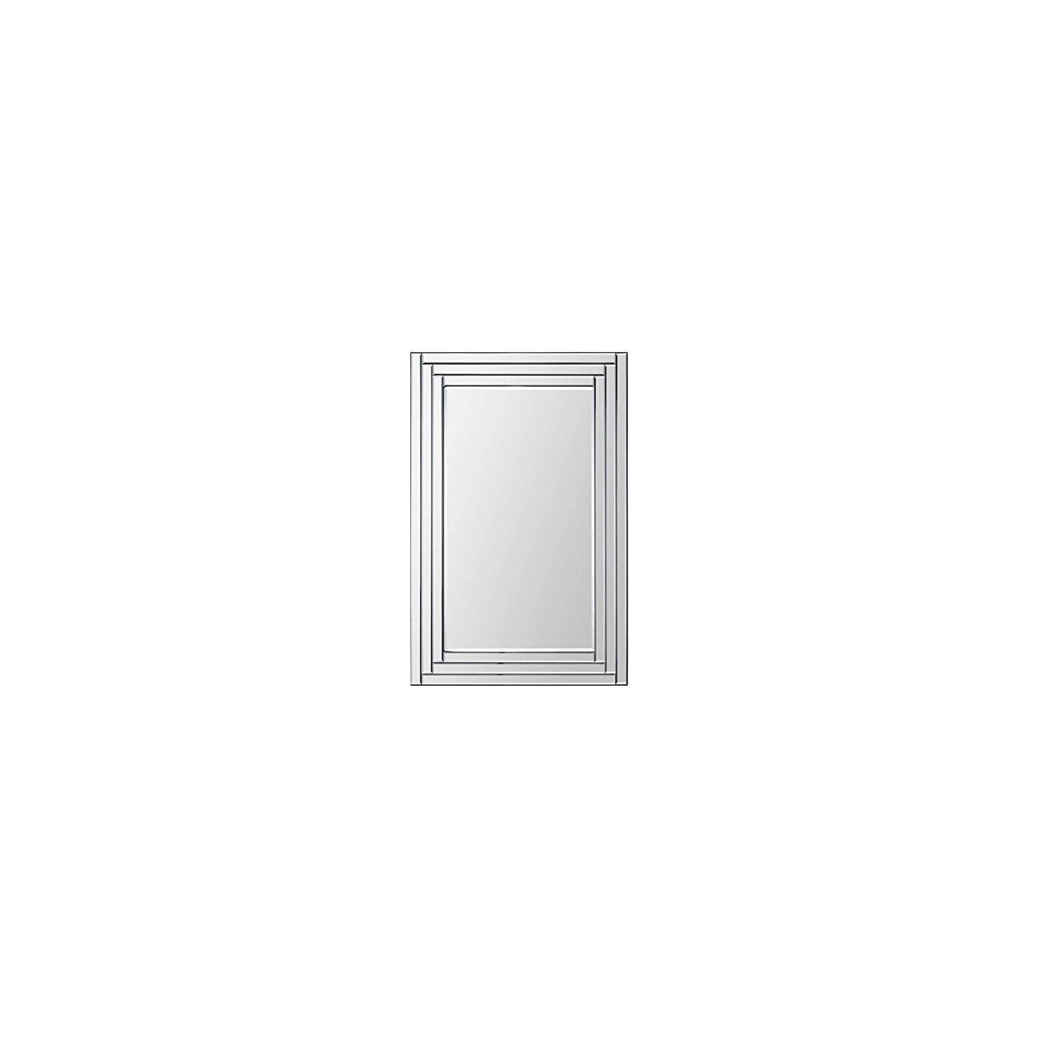 Edessa 24" x 36" Beveled Glass Rectangular Wall Mirror