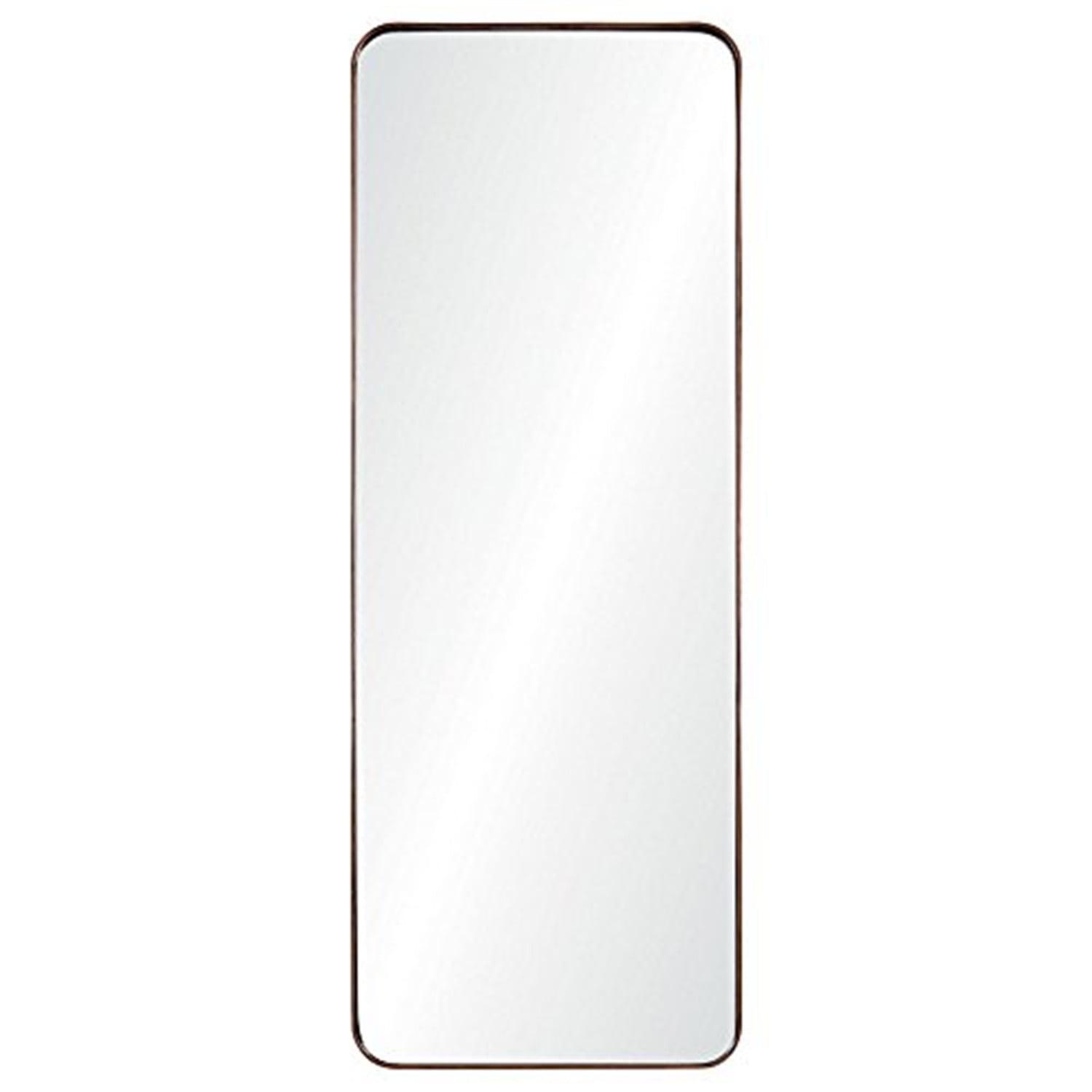 Bronze Full-Length Rectangular Iron Wall Mirror