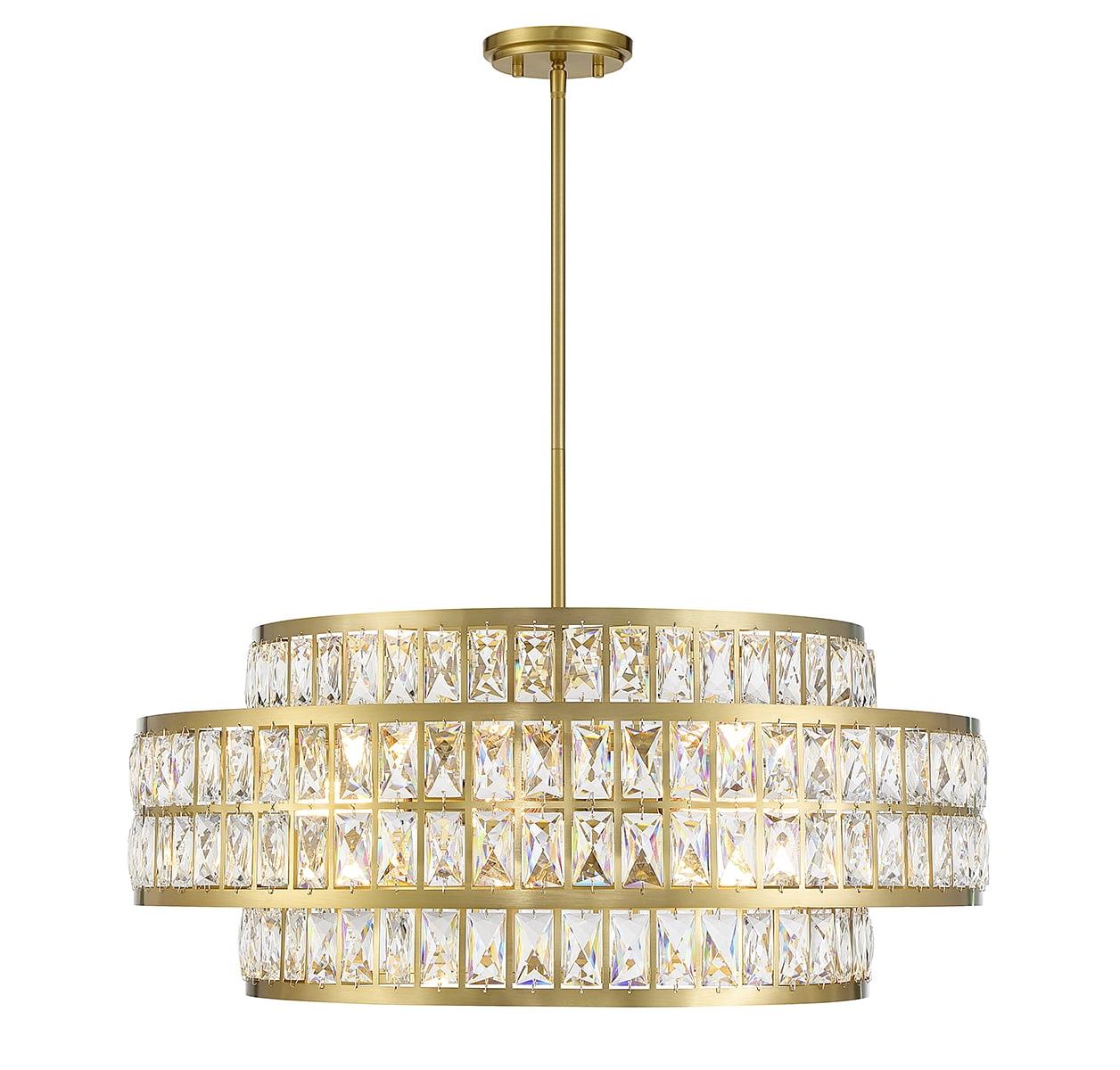 Savoy House Renzo 6 - Light Pendant in  Warm Brass