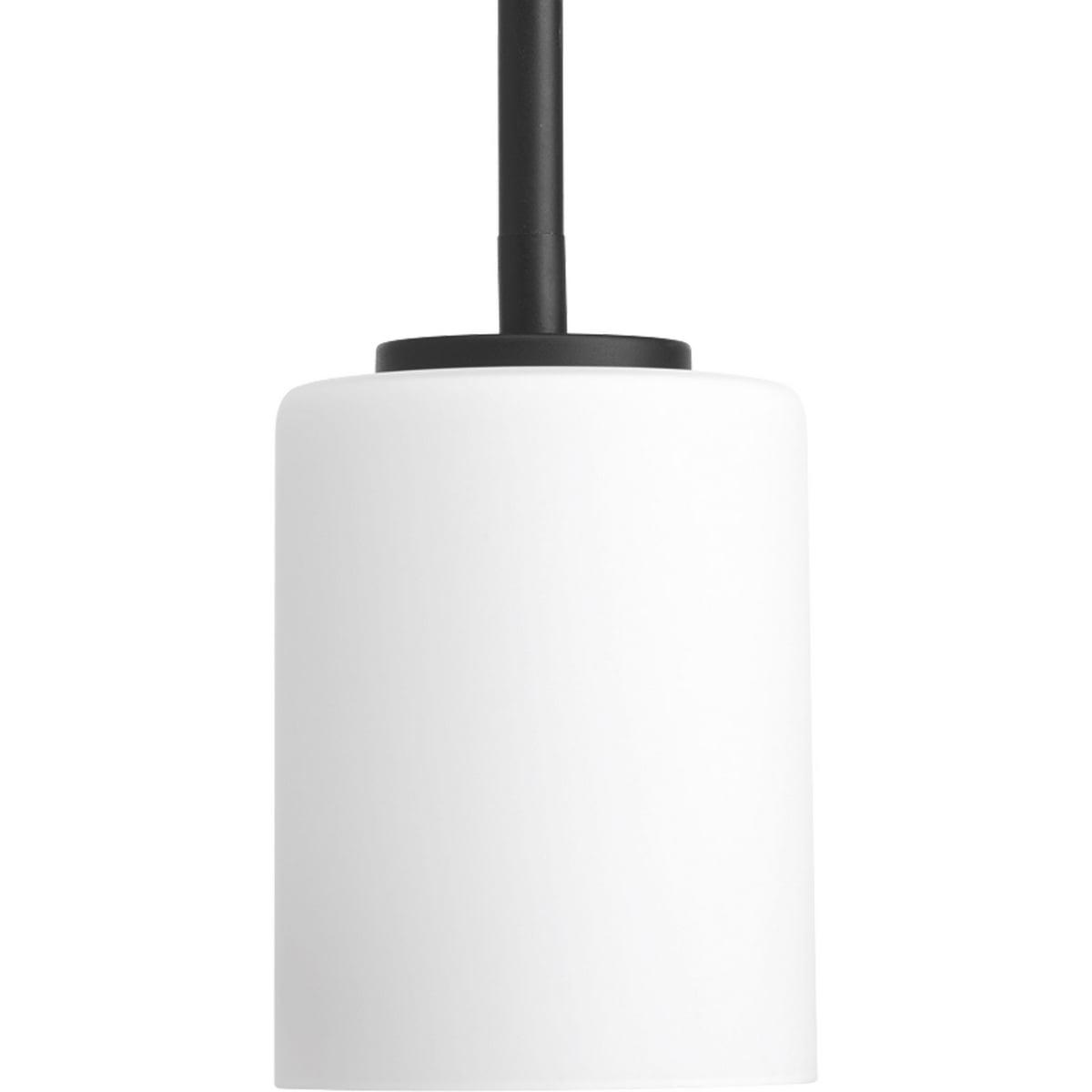 Elegant Replay Mini-Pendant Light in Brushed Nickel with Etched White Glass