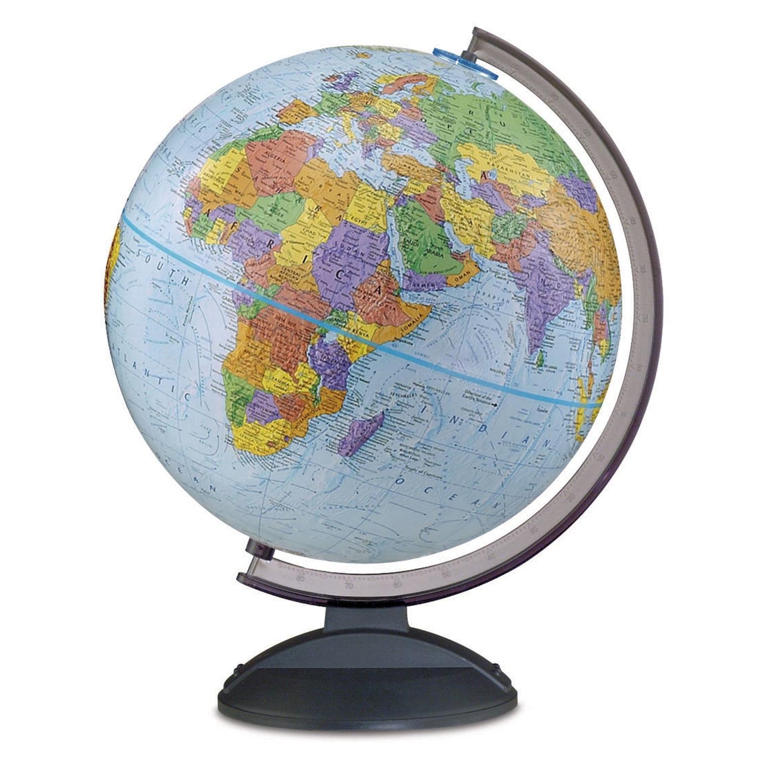 Traveler 12" Blue Ocean Globe with Raised Relief