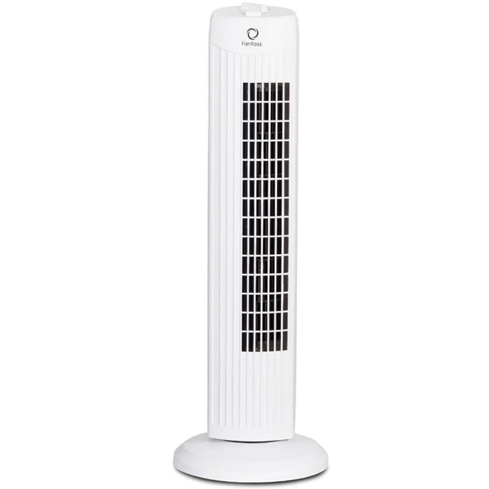 Resenkos Fans,Blow Cold Air, Fantask 35W 28 Inch Quiet Bladeless Oscillating Tower Fan-White