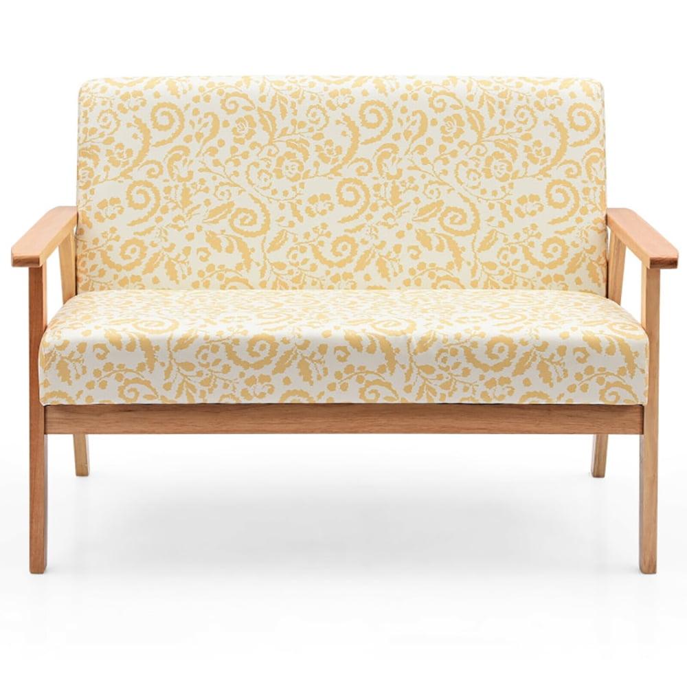 George Oliver Modern Fabric Loveseat Sofa Couch Upholstered 2-Seat Armchair