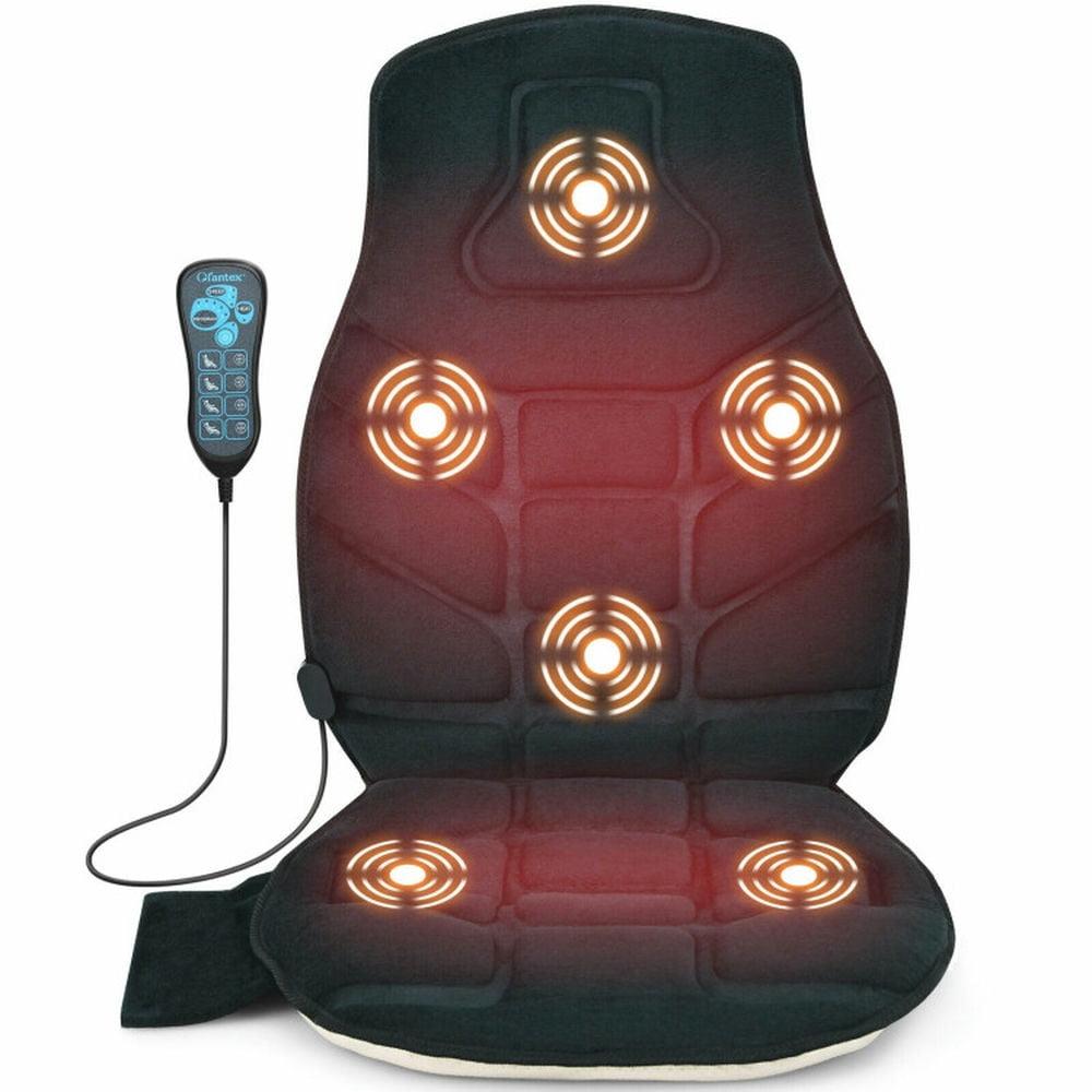 Spaco Seat Cushion Massager with Heat and 6 Vibration Motors for Home, Massager